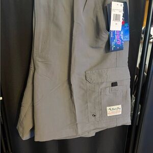 Gray Cargo Shorts